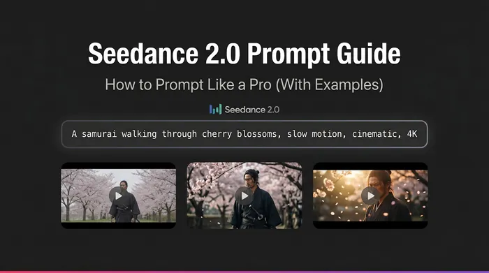 Seedance 2.0 Prompt Guide (With Examples)