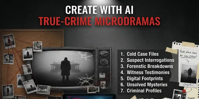 7 True crime microdramas you can make with AI