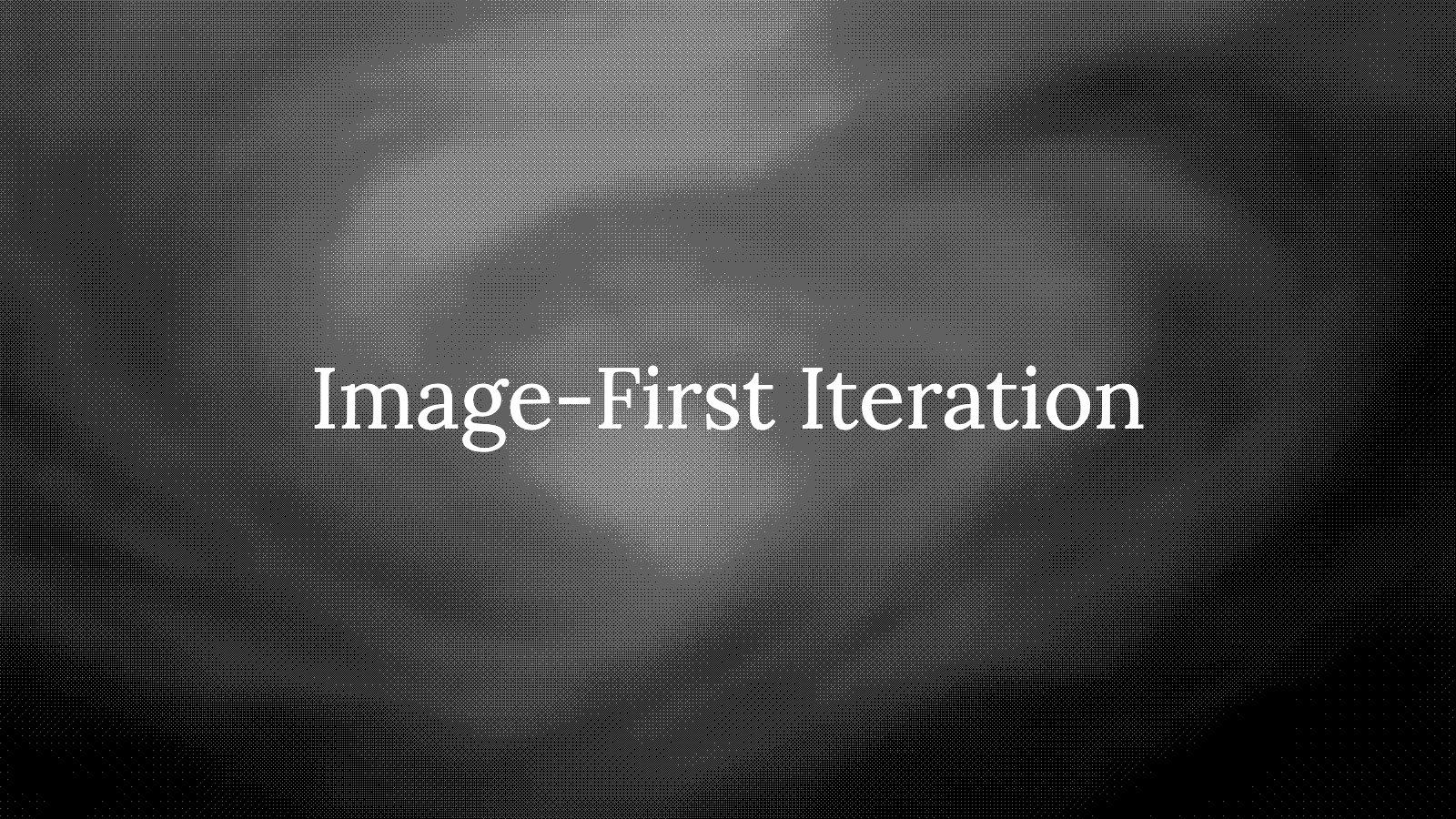 Image-First Iteration: Why Generate a Still Before the Video