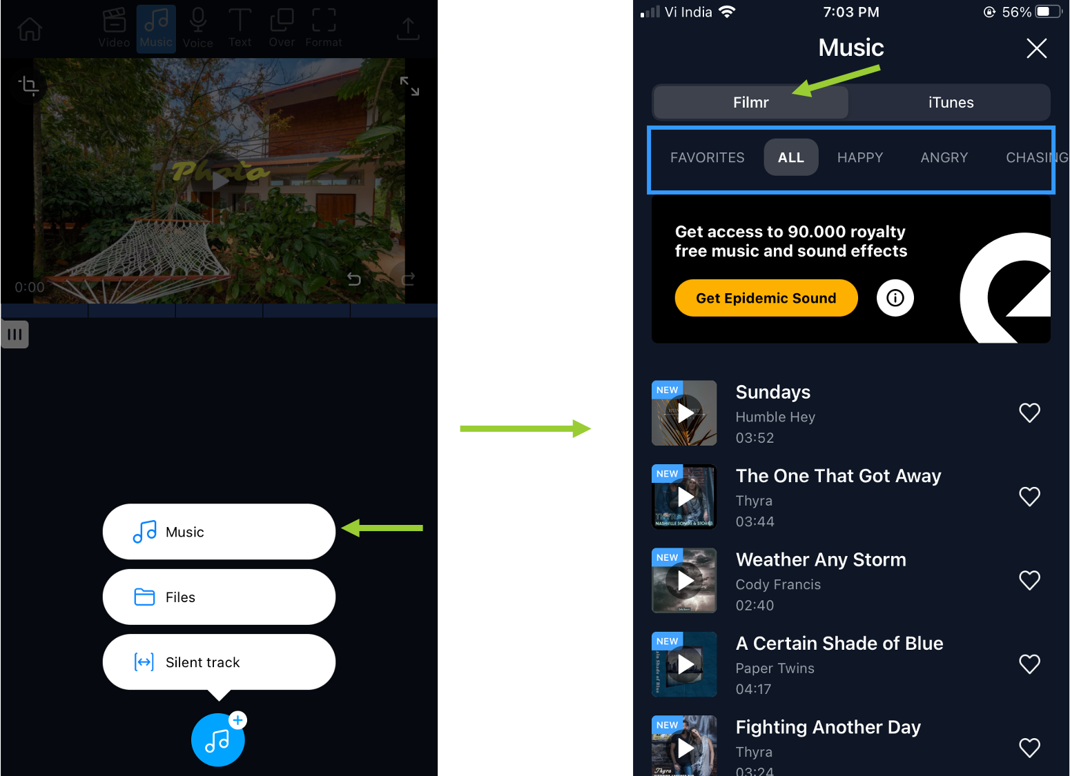 How to make a slideshow with music