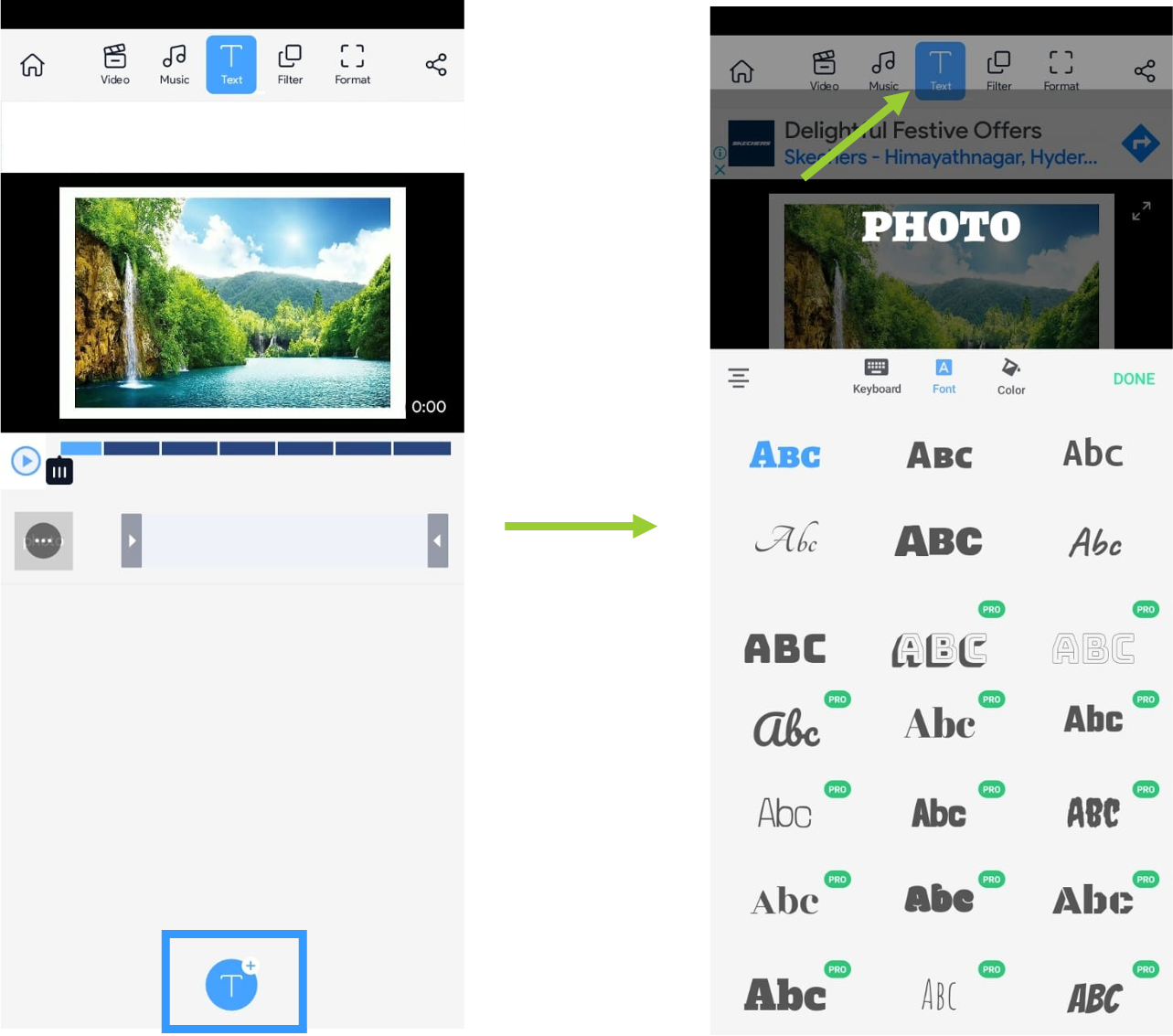 How to make a slideshow with music