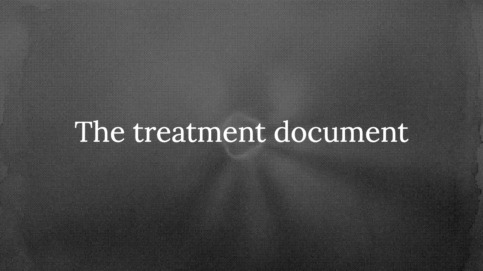 The Treatment Document: The Template That Directs AI Film Agents