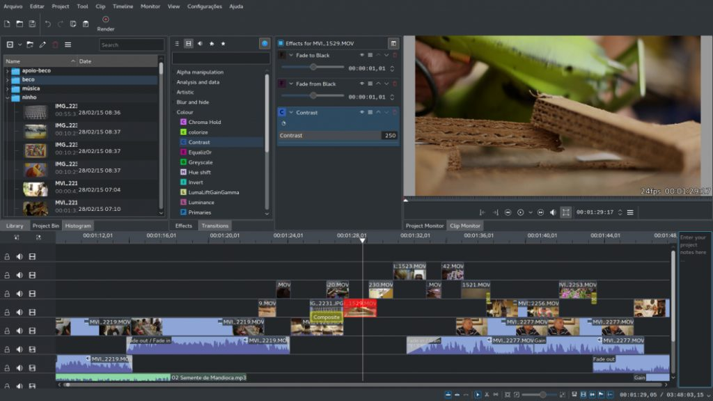 Kdenlive Video Editor