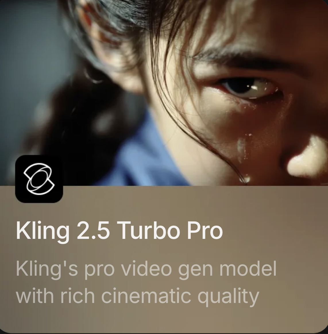 Kling 2.5 Turbo Pro