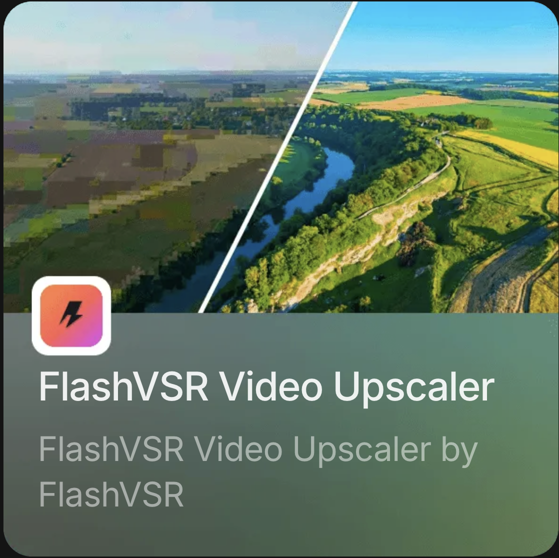 FlashVSR Video Upscaler