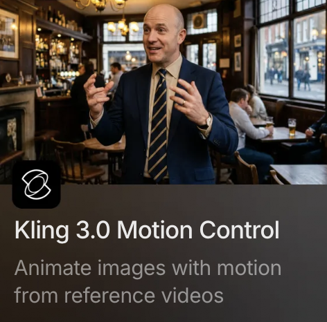 Kling 3.0 Motion Control