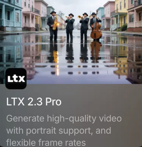 LTX 2.3 Pro