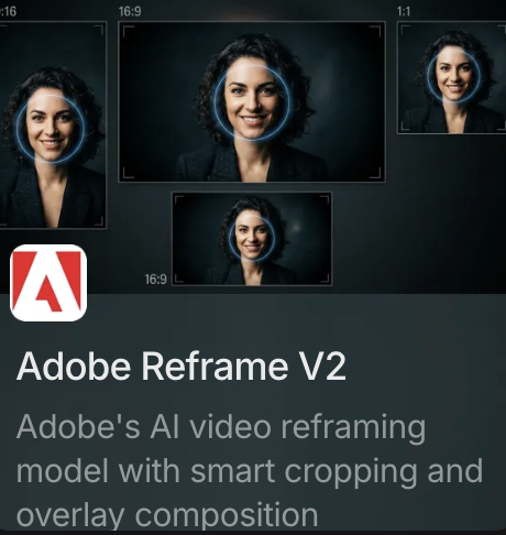 Adobe Reframe V2