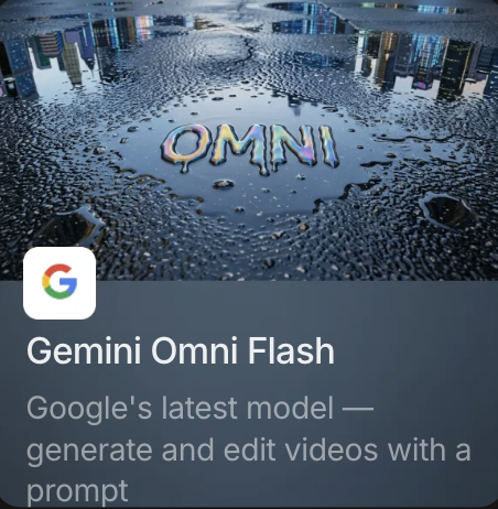 gemini omni flash