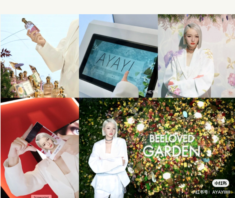 China’s first metahuman influencer, AYAYI, attending the 'BeeLoved Garden'