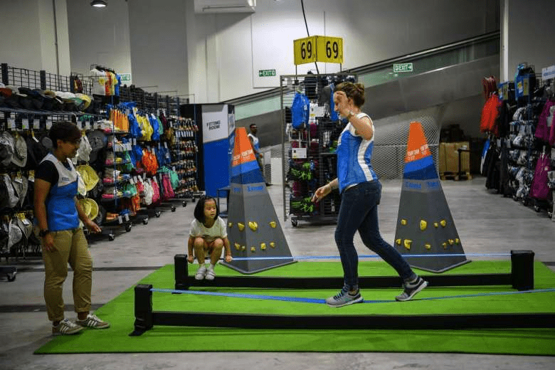 Decathlon - try and test products before purchase