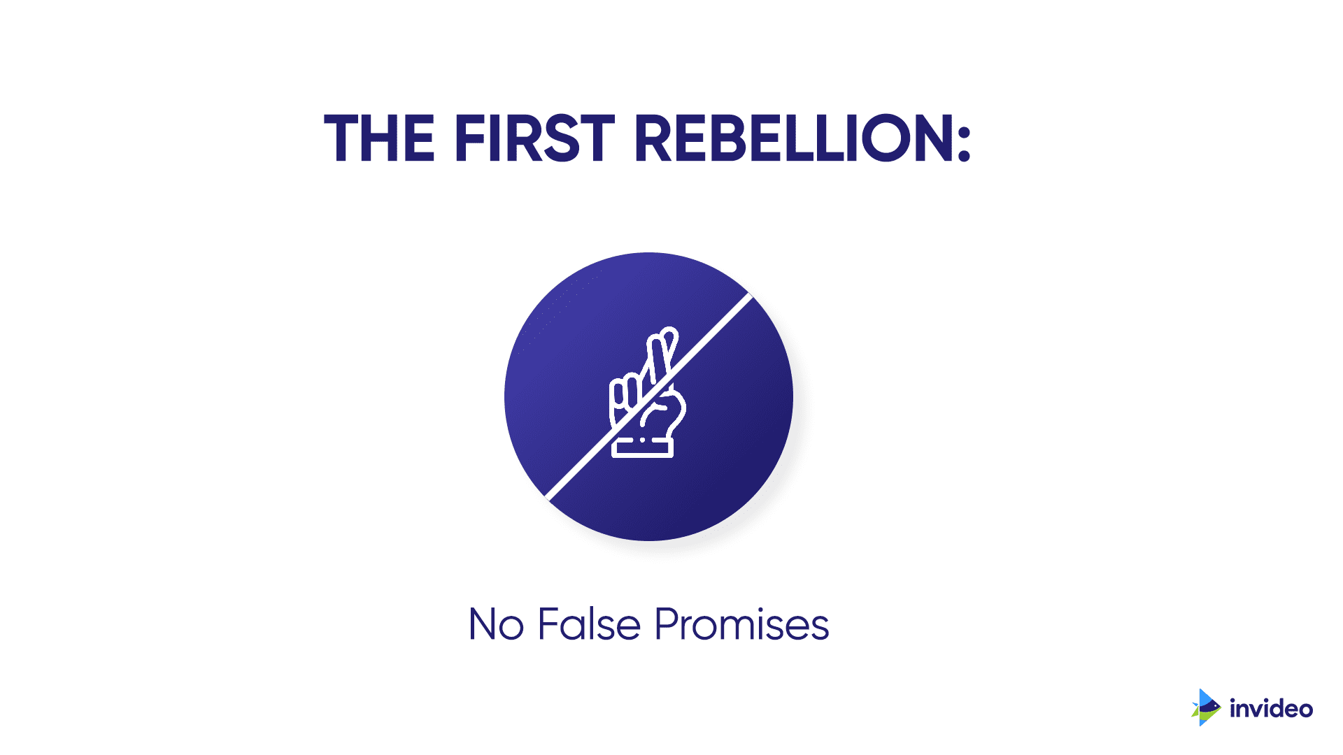 The First Rebellion - The End of Lies