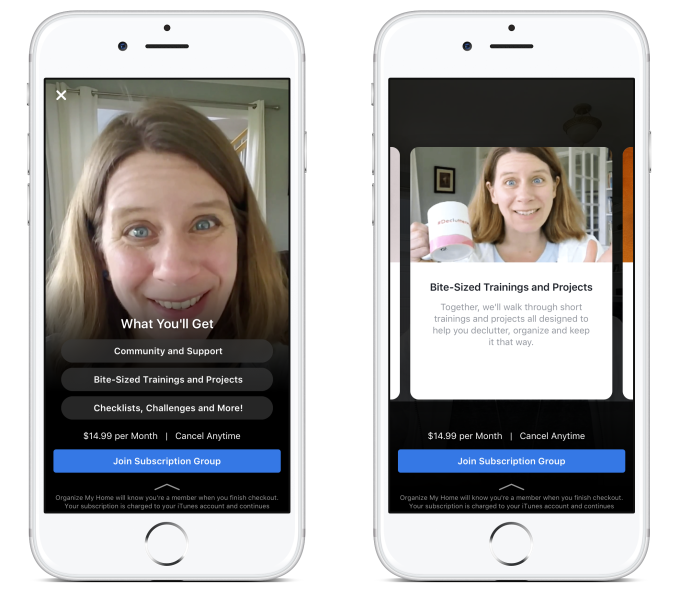Facebook Subscription Groups
