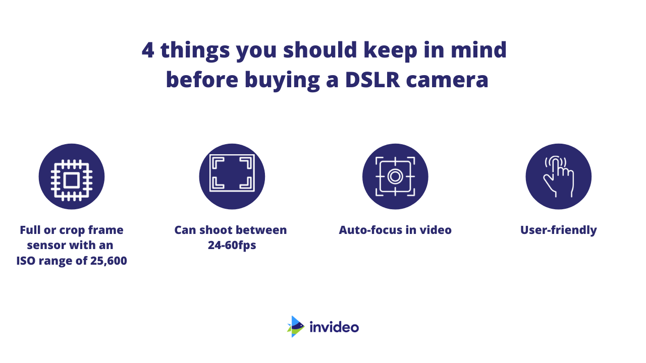Things to keep in mind before buying a DSLR camera