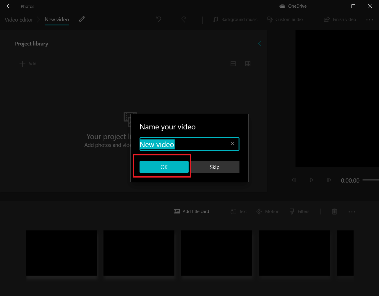 How to rotate a video in Windows 10 using Video Editors - step3