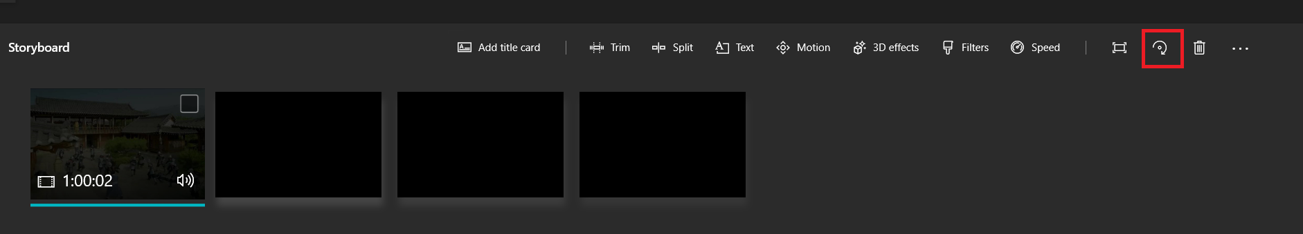 How to rotate a video in Windows 10 using Video Editors - step6